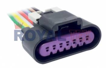 FICHA DE CONEXION ROYALTEK FICHA DE CONEXION ROYALTEK 7 (SIETE) VIAS INYECCION ELECTRONICA CHEVROLET - VENTA EN PAQUETES DE 5 UNIDADES ---